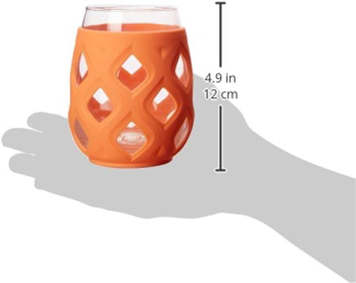 imageEllo Cru 17oz Stemless Wine Glass Set with Protective Silicone Sleeves Dishwasher Safe Cocktail Glass Pack Perfect for Summer Patios and Parties Festive Fun Holiday Gift for Women Men Her HimPaloma