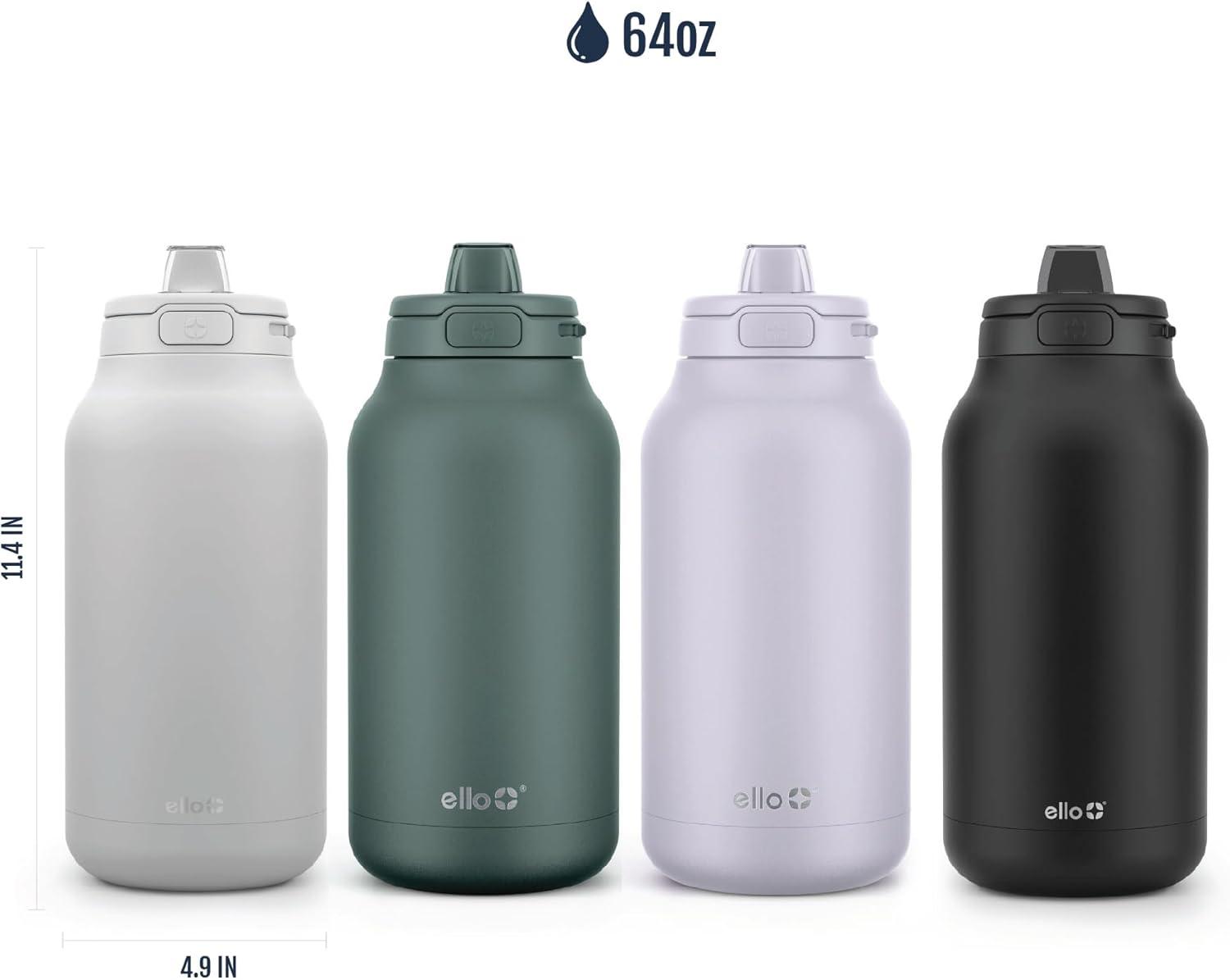 imageEllo Hydra 64oz Half Gallon Vacuum Insulated Stainless Steel Jug with LockingCeleste