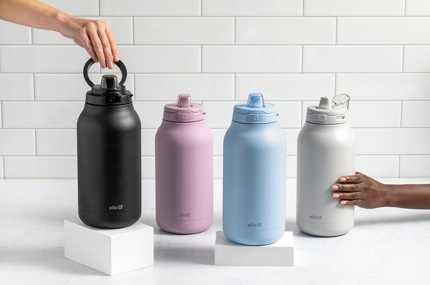 imageEllo Hydra 64oz Half Gallon Vacuum Insulated Stainless Steel Jug with LockingGray