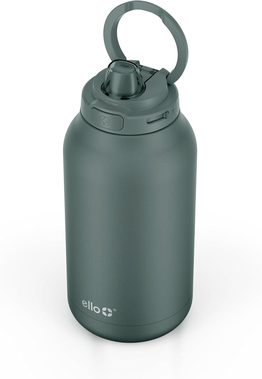 imageEllo Hydra 64oz Half Gallon Vacuum Insulated Stainless Steel Jug with LockingOlive Tree
