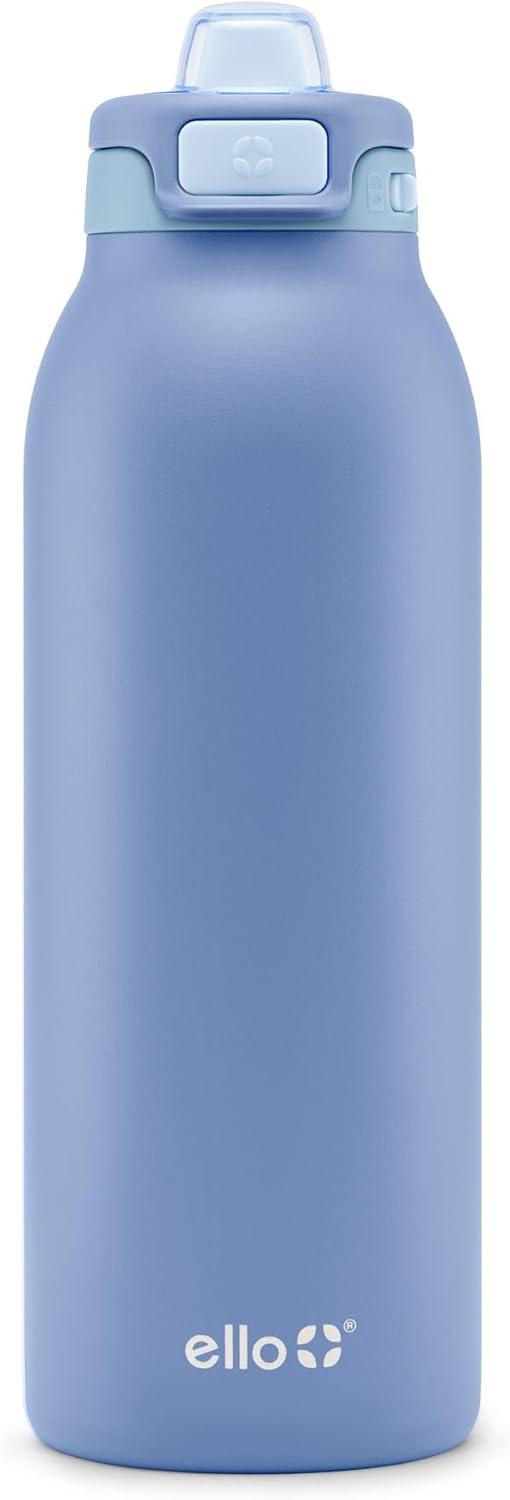 imageEllo Pop ampamp Fill Stainless Steel Water Bottle with Quick Fill Technology Double Walled Vacuum Insulated Metal Leak Proof Locking Lid Sip ampamp Chug BPA Free Holiday Gift for Him Her 22oz 32oz 40ozRaincloud