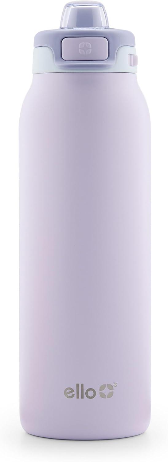 imageEllo Pop ampamp Fill Stainless Steel Water Bottle with Quick Fill Technology Double Walled Vacuum Insulated Metal Leak Proof Locking Lid Sip ampamp Chug BPA Free Holiday Gift for Him Her 22oz 32oz 40ozAurora