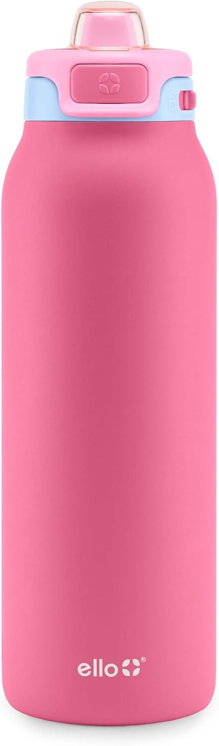 imageEllo Pop ampamp Fill Stainless Steel Water Bottle with Quick Fill Technology Double Walled Vacuum Insulated Metal Leak Proof Locking Lid Sip ampamp Chug BPA Free Holiday Gift for Him Her 22oz 32oz 40ozCherry Breeze