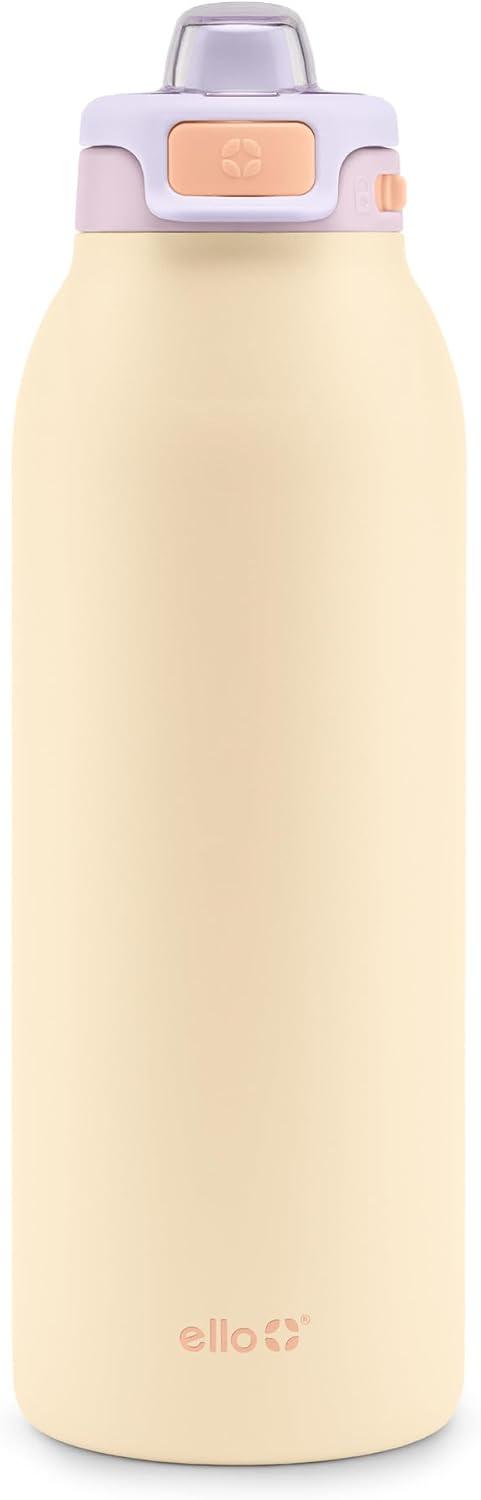 imageEllo Pop ampamp Fill Stainless Steel Water Bottle with Quick Fill Technology Double Walled Vacuum Insulated Metal Leak Proof Locking Lid Sip ampamp Chug BPA Free Holiday Gift for Him Her 22oz 32oz 40ozPastel Paradise
