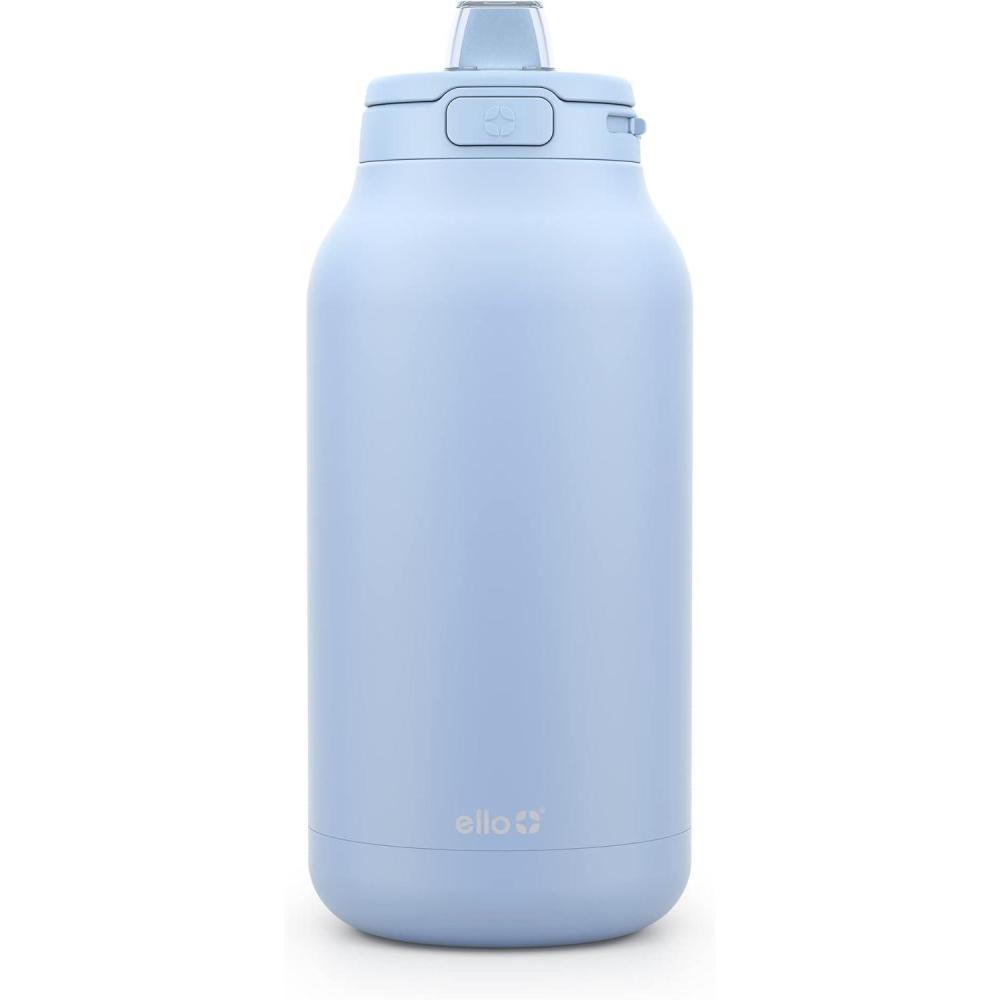 imageEllo Hydra 64oz Half Gallon Vacuum Insulated Stainless Steel Jug with LockingHalogen Blue