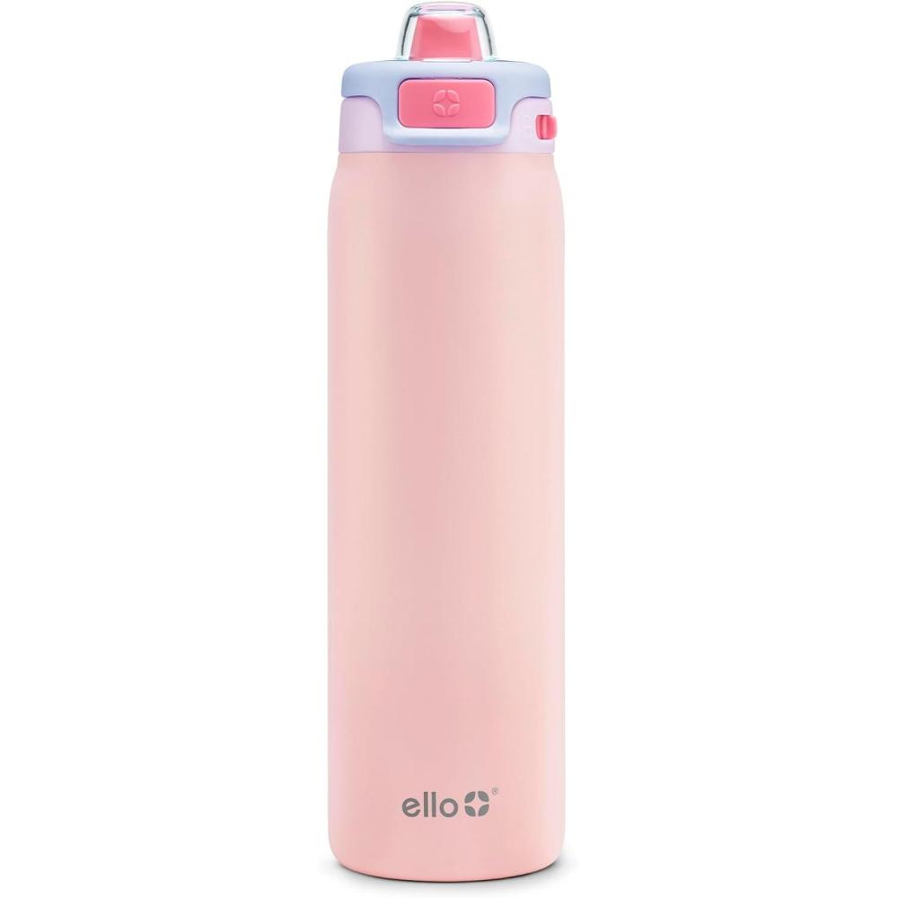 imageEllo Pop ampamp Fill Stainless Steel Water Bottle with Quick Fill Technology Double Walled Vacuum Insulated Metal Leak Proof Locking Lid Sip ampamp Chug BPA Free Holiday Gift for Him Her 22oz 32oz 40ozHeavenly Hues