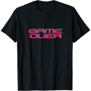 Mens GAME OVER T-Shirt(Black)