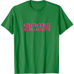Mens GAME OVER T-Shirt(Kelly Green)