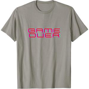 Mens GAME OVER T-Shirt(Slate Grey)