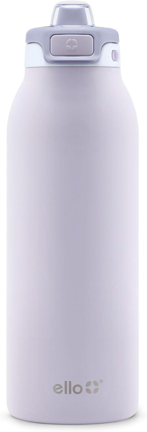 imageEllo Pop amp Fill Insulated Stainless Steel Water Bottle with Quick Fill Lid Leakproof Locking Sip or Chug Spout BPAFree Double Wall Vacuum Insulated for Sports Travel amp School 22oz 32oz 40ozAurora