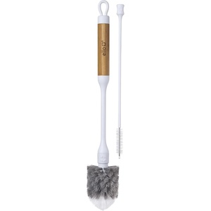 Ello Bottle Brush and Straw Cleaning Set, Perfect for Cleaning Large Waterbottles and Tumblers, Dishwasher Safe, BPA Free
