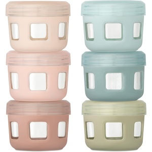 Ello Clean Start Toddler Dinner Plate 2 Pack | BPA-Free Ceramic Plates with Divider & Silicone Sleeve for Babies/Toddlers | Microwave & Dishwasher Safe | High Chair Friendly | Cashmere Pink/Dune(Sunny Shores)